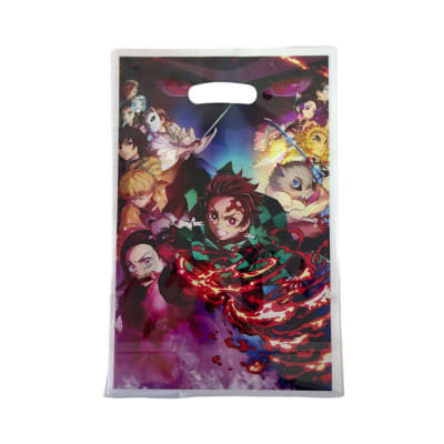 Pack 10 Bolsas Cumpleaños Diseño Demon Slayer Kimetsu Yaiba1