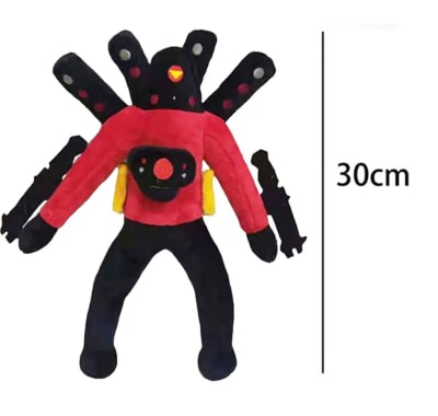 Peluche Titan Speakerman Mejorado De Skibidi Toilet 30 Cm