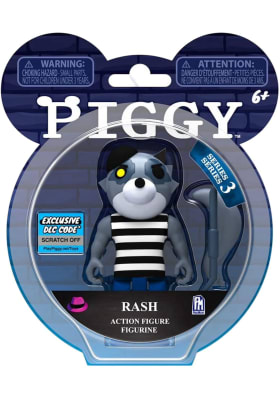 Figura Rash Piggy Serie 3 + Código Original 9cm1