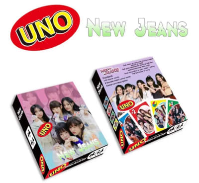 Juego De Cartas Uno Diseño New Jeans 112 Pcs K-pop