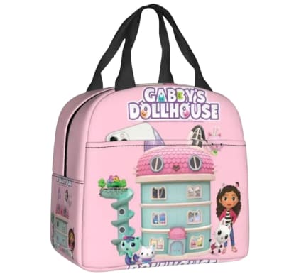 Lonchera Escolar Diseño Gaby Dollhouse Con Compartimiento