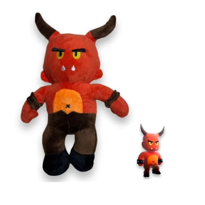 Peluche Felpa Stumble Guys Red Demon Legendario Skins 30 Cm