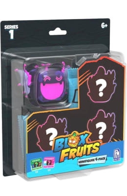 Pack 4 Figuras Blox Fruits + 2 Código Físico O Permanente