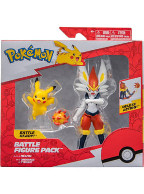Pokémon Figura De Batalla Pikachu Y Cinderace1