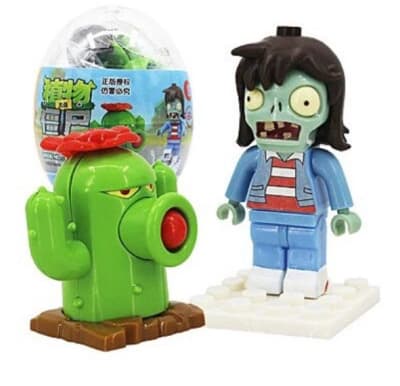 Figura Bloque Construcción Plantas Vs Zombie Nro. Pvz050151