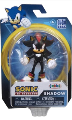 Mini Figura Shadow De Sonic The Hedgehog 6cm Original Colecc1