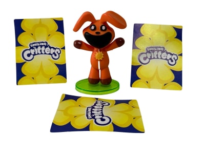 Figura Dogday Smiling Critters + 3 Tarjetas Al Azar1