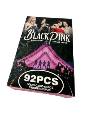 Set 32 Stickers 60 Lomo Card Blackpink Coachella Tour Diseño