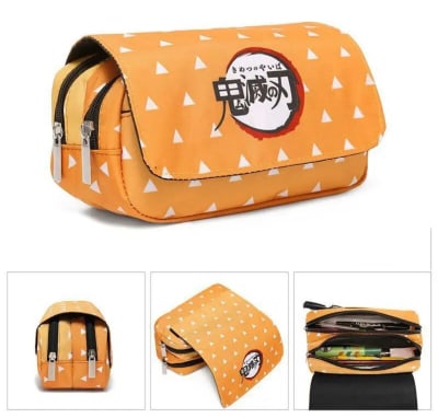 Estuche Escolar Lápices Zenitsu Agatsuma Demon Slayer