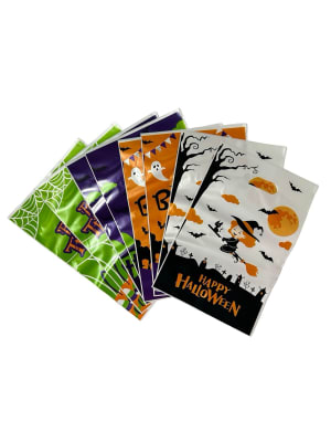 Pack 8 Bolsas De Dulces Halloween Dulce O Travesura Niños1