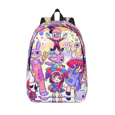 Mochila Diseño The Amazing Circus Digital Escolar Personajes