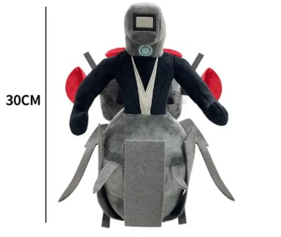 Peluche Diseño Cameraman Mejorado De Skibid Toilet 30 Cm