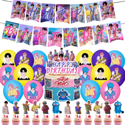 Kit Fiesta Cumpleaños Saja Boys Demon Hunter Kpop