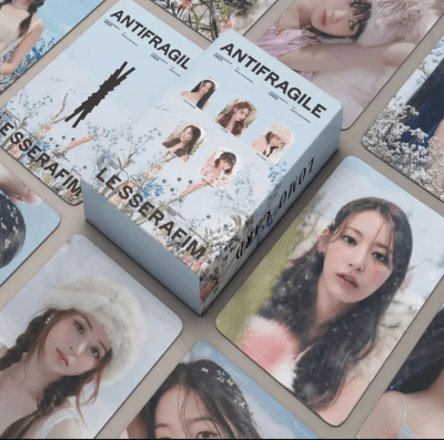 Set 55 Photocards / Lomo Card Le Sserafim- Antifragile K-pop