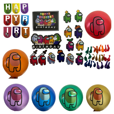 kit de cumpleaños de among us1