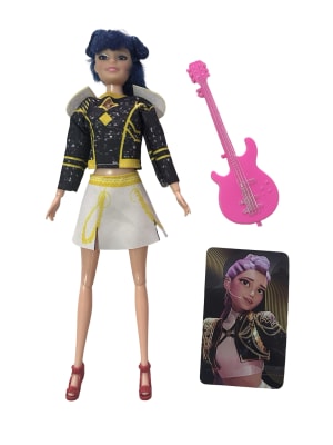 Muñeca Zoey Guerrera Kpop 30cm Con Música Y Guitarra Golden
