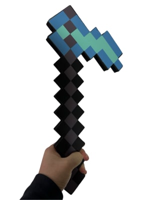 Juguete Diseño Picota Estilo Diamante de Minecraft 42x22
