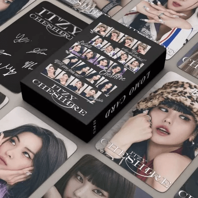 Set 55 Photocards Lomo Card Itzy Cheshire
