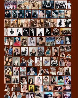 Pack 90 Stickers Twice Album Ready To Be 2022 K-pop Pegatina1