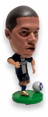 Figura 7 Cm Futbolista Mbappé Camiseta Qatar Airways1