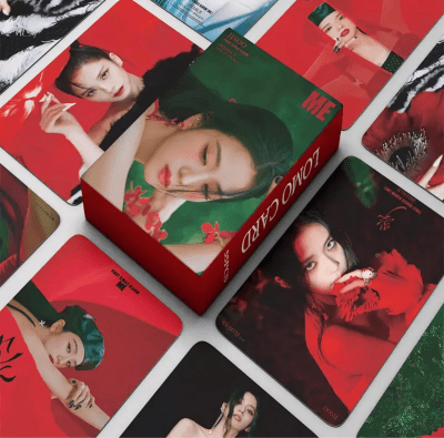 Set 55 Photocards / Lomo Card Jisoo Album Me Blackpnk Flower
