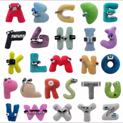 Set 26 Peluches Alfabeto Lore 20x20 Cm1