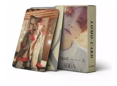 Set 55 Photocards / Lomo Card Bts Suga Me, Myself