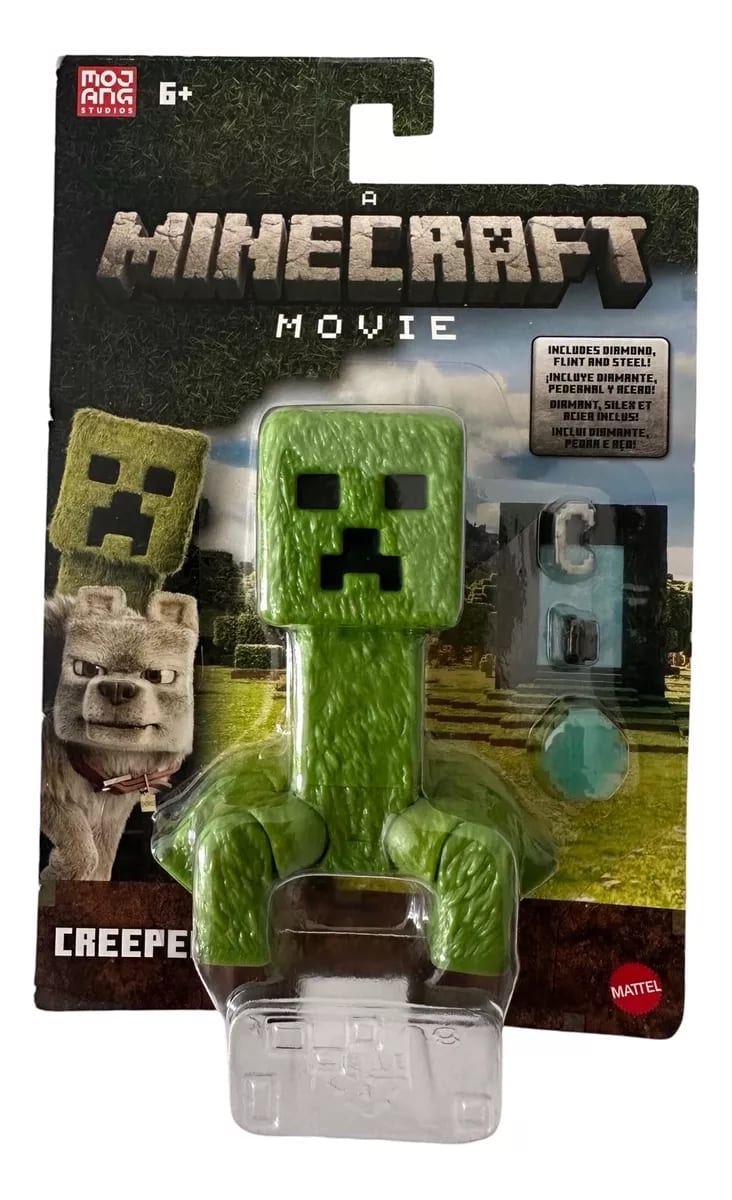 Figura Creeper Minecraft Movie 9cm Articulada Mattel 2025 DYSHOPNOW - Main Image