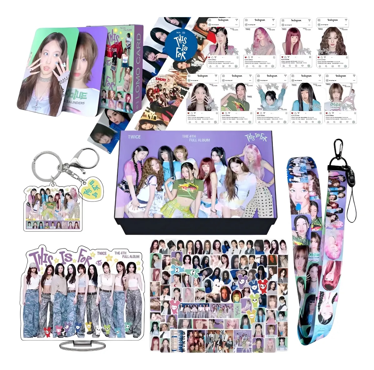 Caja Regalo Accesorios Twice Album This Is For Kpop Calidad