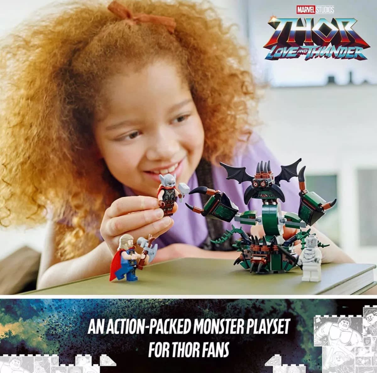 Lego Marvel Attack On New Asgard 76207 Thor And Love Thunde