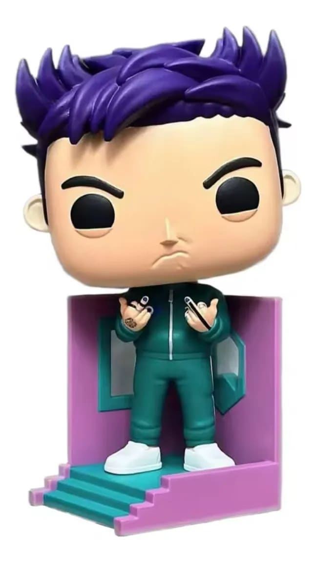 Figura Squid Game Thanos 12 Cm Vinilo Genérico Juego Calamar