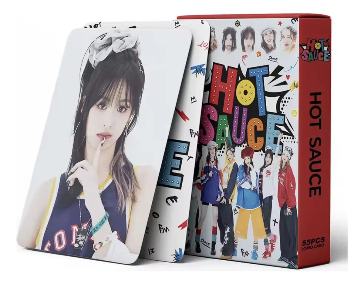 Set 55 Photocards Tipo Lomo Card Babymonster Hot Sauce 9x6cm