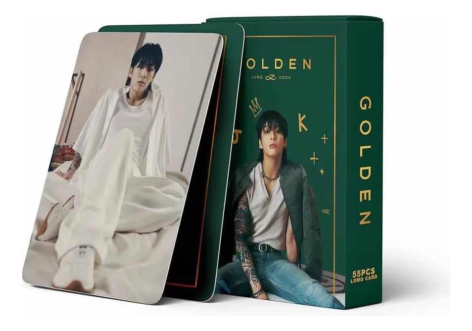 Set 55 Photocards / Lomo Card Jung Kook Golden K-pop B T S | DYSHOPNOW