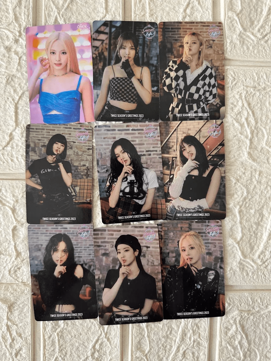 Set 55 Photocards / Lomo Card Twice Seasons Greetings 2023 | DYSHOPNOW
