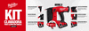 product kit de clavadora para clavos sin cabeza calibre 18 m18 fuel milwaukee 2746 21ct