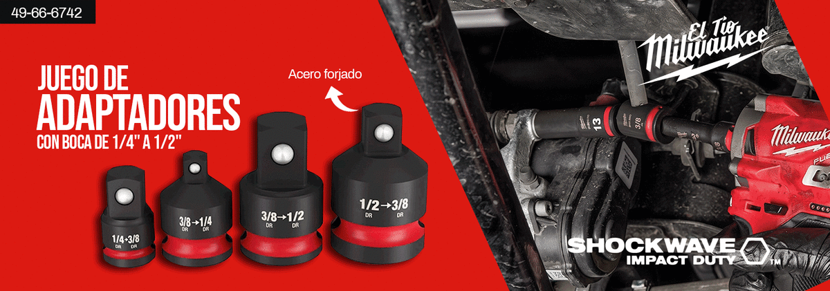 product juego de adaptadores con boca de 1 4 a 1 2 shockwave impact duty 49 66 6742