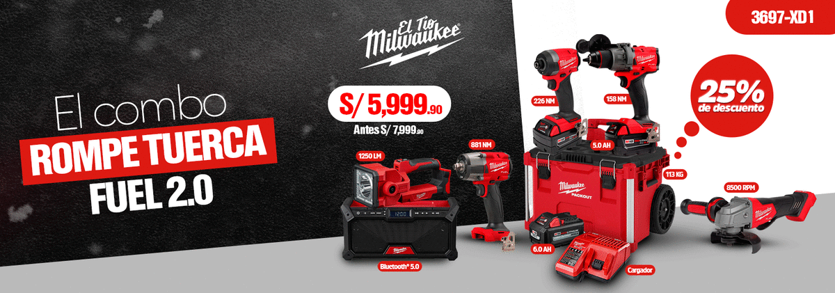 product el combo rompe tuerca fuel 2 0