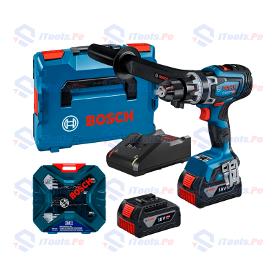 COMBO TALADRO PERCUTOR 1/2 BITURBO GSB 18V-150 + BATERIAS 4AH Y CARGADOR 18V-40 BIVOLT + JUEGO DE PU