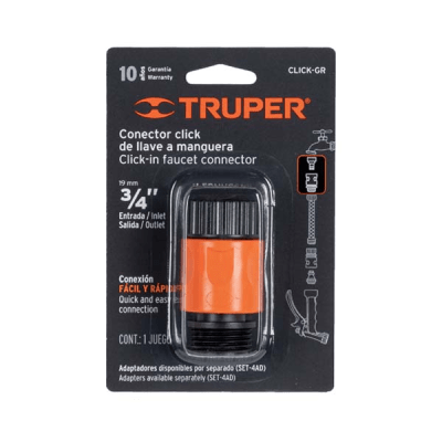 Conectores de abs sistema click rapido 3/4