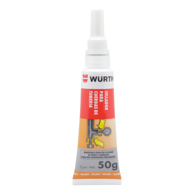 SELLADOR PARA ROSCA DE TUBERIA 50g WURTH / 0893440550