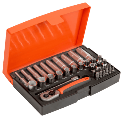 Juego de vasos y vasos serie larga de 1/4