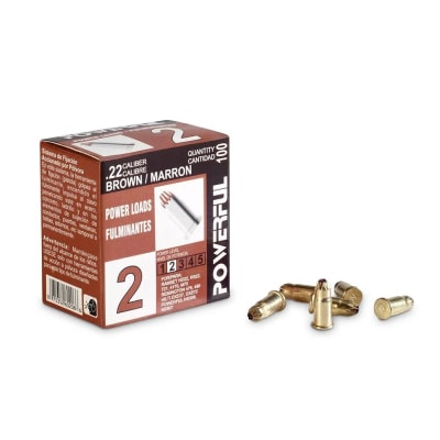 FULMINANTE MARRON X 100 UNID CAL 22 LEVEL 2 - FT - FULM0001