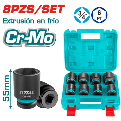 SET DADOS DE IMPACTO CORTO 3/4