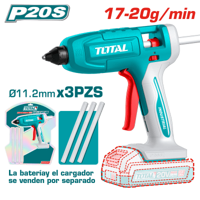 PISTOLA DE SILICONA TOTAL TGGLI2003