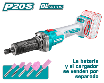RECTIFICADORA 20V BL BARETOOLS TOTAL TDGLI2001