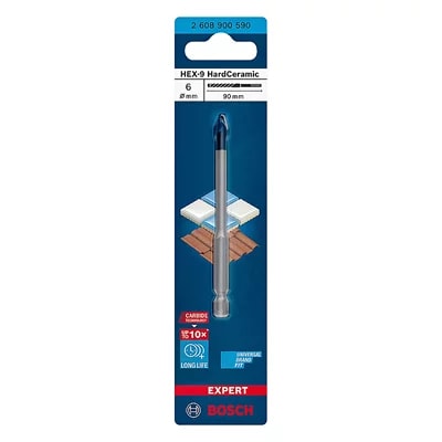 BROCA HARDCERAMIC HEX-9 6MM X 90 MM