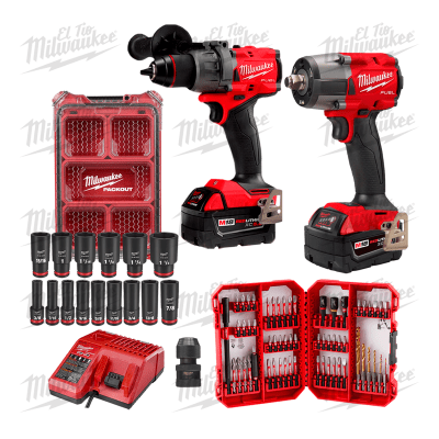 DUO SUPER IMPACTO DEL TIO MILWAUKEE 2904-22-62