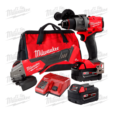 KIT TALADRO Y AMOLADORA M18 FUEL INDUSTRIAL