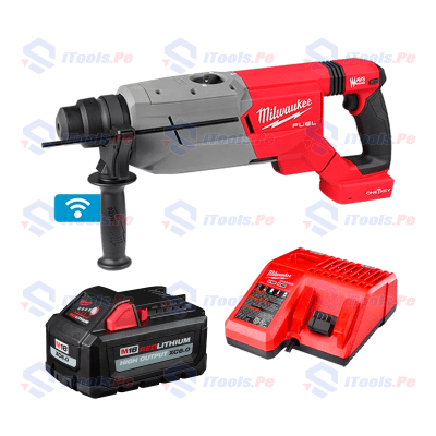 KIT ROTOMARTILLO CON MANGO EN D SDS PLUS M18 FUEL + BATERÍA 6AH M18 + CARGADOR