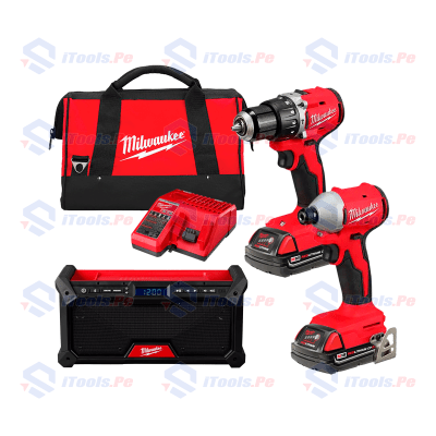 Combo Industrial M18 con Radio Bluetooth Milwaukee